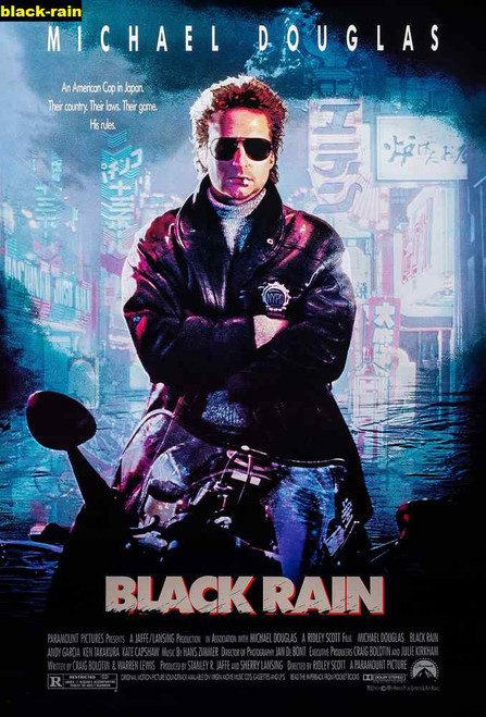 Jual Poster Film black rain Jual Poster Film black rain