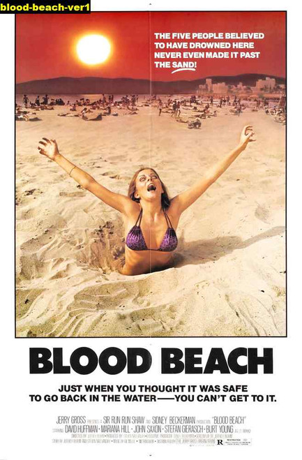 Jual Poster Film blood beach ver1