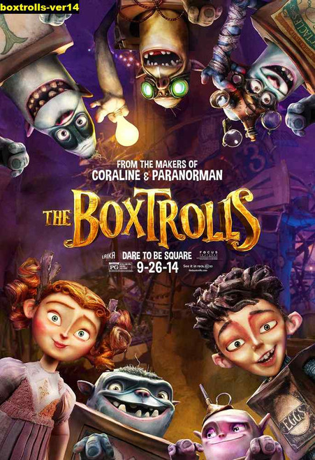 Jual Poster Film boxtrolls ver14