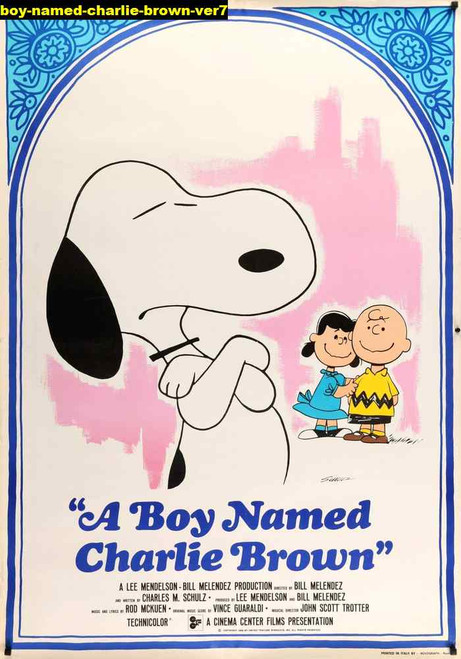 Jual Poster Film boy named charlie brown ver7