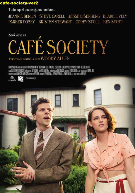 Jual Poster Film cafe society ver2
