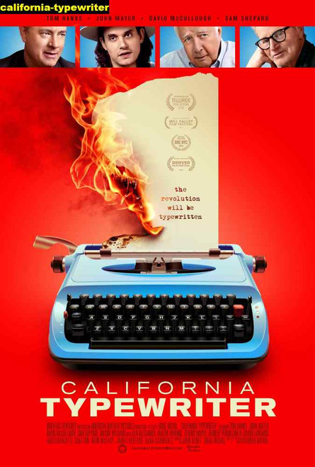 Jual Poster Film california typewriter