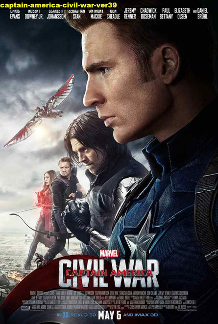 Jual Poster Film captain america civil war ver39 Jual Poster Film captain america civil war ver39