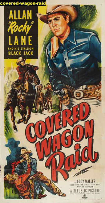 Jual Poster Film covered wagon raid