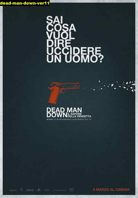 Jual Poster Film dead man down ver11