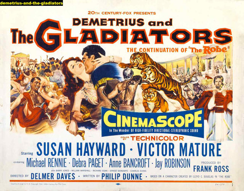 Jual Poster Film demetrius and the gladiators