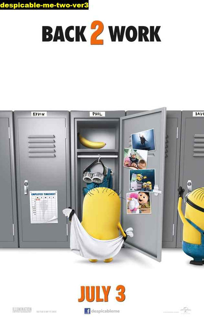 Jual Poster Film despicable me two ver3