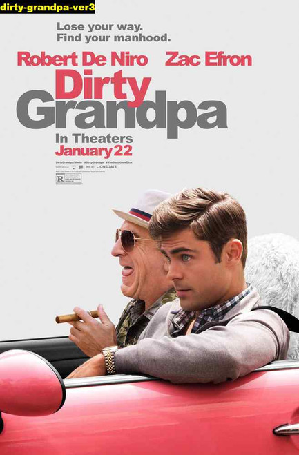 Jual Poster Film dirty grandpa ver3