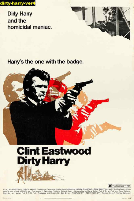 Jual Poster Film dirty harry ver4