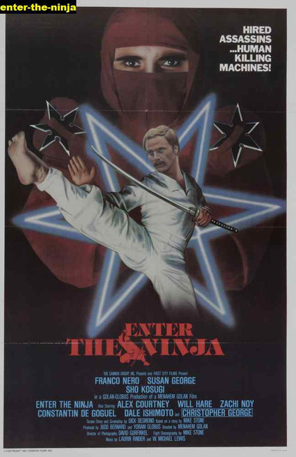 Jual Poster Film enter the ninja