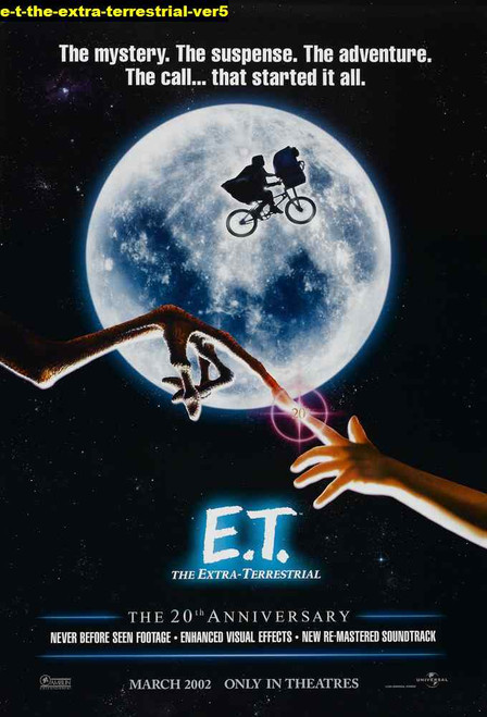 Jual Poster Film e t the extra terrestrial ver5