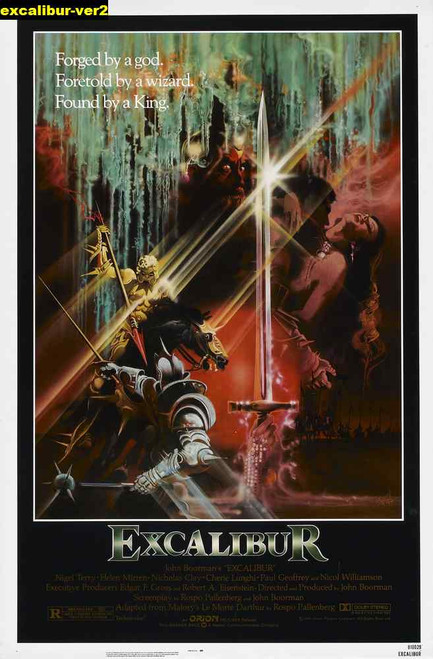 Jual Poster Film excalibur ver2 Jual Poster Film excalibur ver2