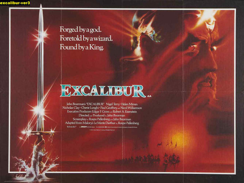 Jual Poster Film excalibur ver3 Jual Poster Film excalibur ver3