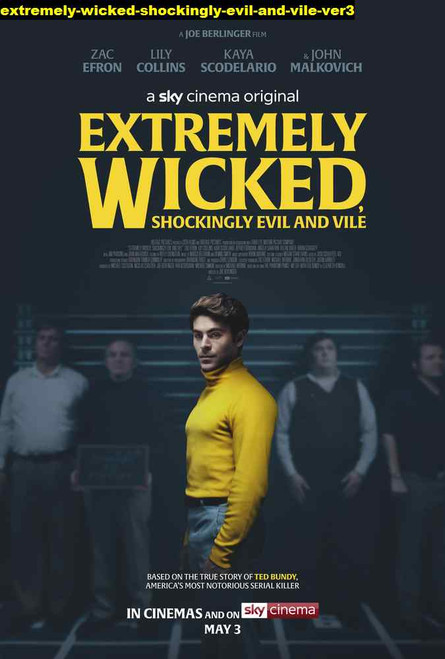 Jual Poster Film extremely wicked shockingly evil and vile ver3