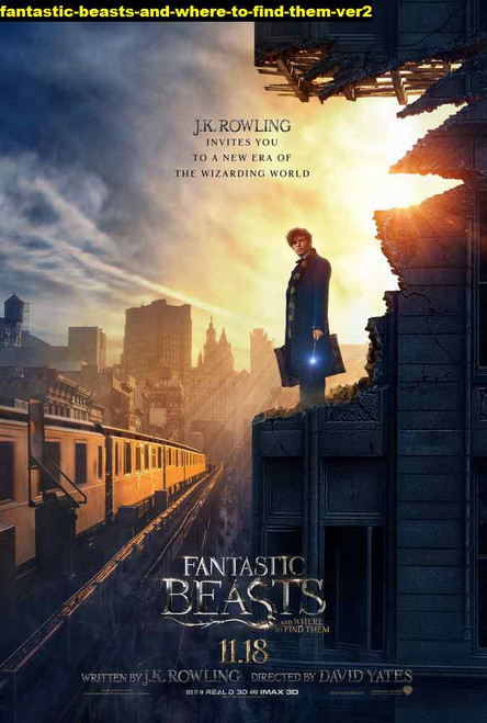 Jual Poster Film fantastic beasts and where to find them ver2