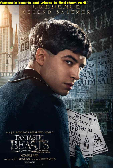 Jual Poster Film fantastic beasts and where to find them ver5