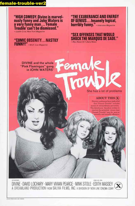 Jual Poster Film female trouble ver2
