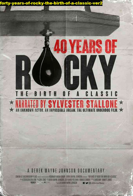 Jual Poster Film forty years of rocky the birth of a classic ver2