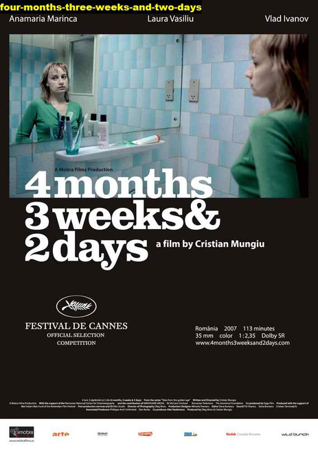 Jual Poster Film four months three weeks and two days