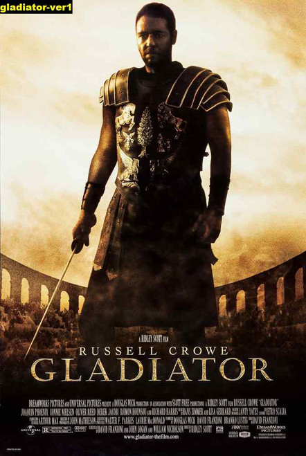 Jual Poster Film gladiator ver1