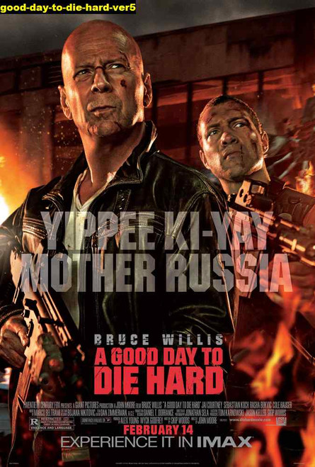 Jual Poster Film good day to die hard ver5