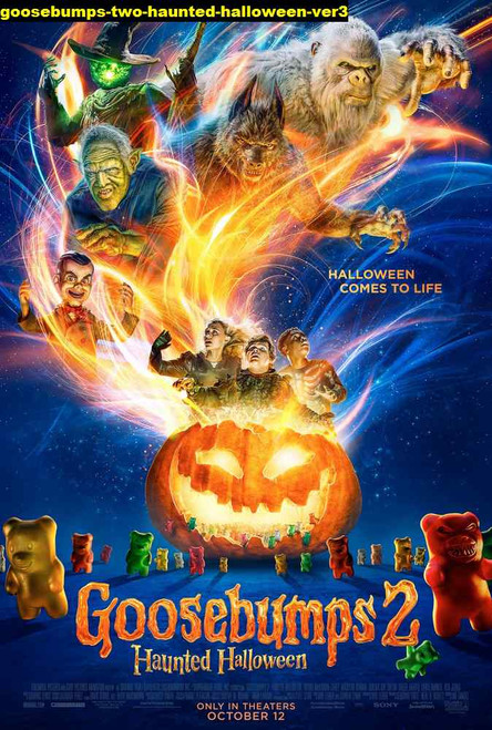 Jual Poster Film goosebumps two haunted halloween ver3