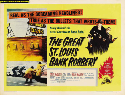 Jual Poster Film great st louis bank robbery