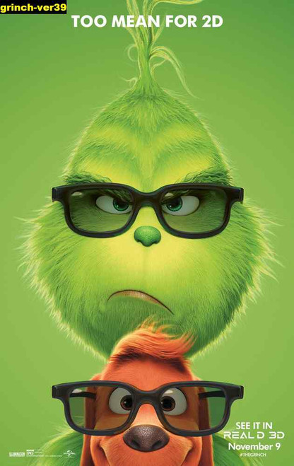 Jual Poster Film grinch ver39