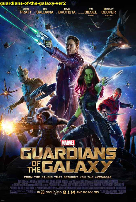 Jual Poster Film guardians of the galaxy ver2