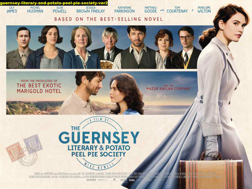 Jual Poster Film guernsey literary and potato peel pie society ver2