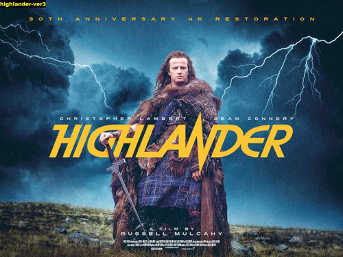 Jual Poster Film highlander ver3 Jual Poster Film highlander ver3