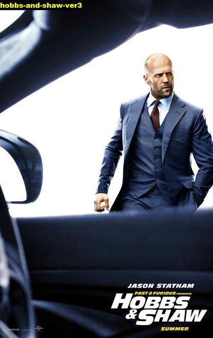 Jual Poster Film hobbs and shaw ver3