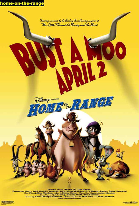 Jual Poster Film home on the range