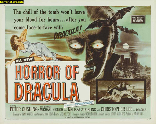 Jual Poster Film horror of dracula