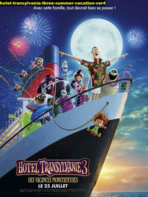 Jual Poster Film hotel transylvania three summer vacation ver4