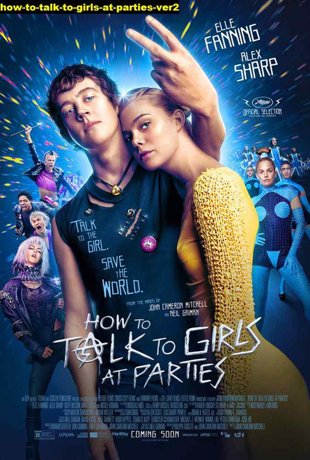 Jual Poster Film how to talk to girls at parties ver2