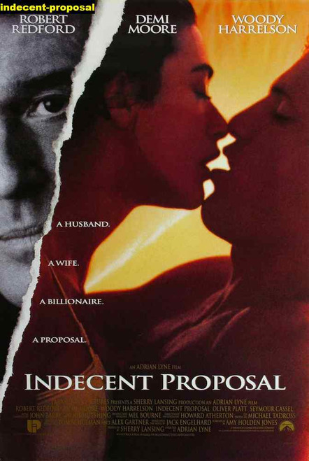 Jual Poster Film indecent proposal