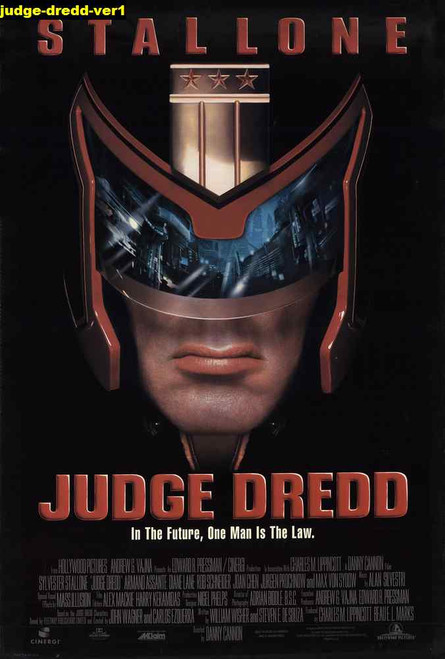 Jual Poster Film judge dredd ver1