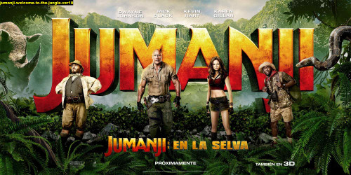Jual Poster Film jumanji welcome to the jungle ver18 Jual Poster Film jumanji welcome to the jungle ver18
