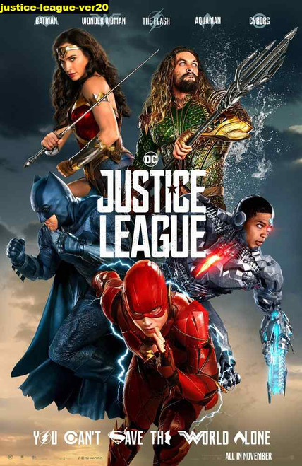 Jual Poster Film justice league ver20