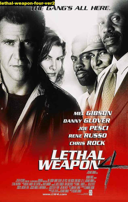 Jual Poster Film lethal weapon four ver2