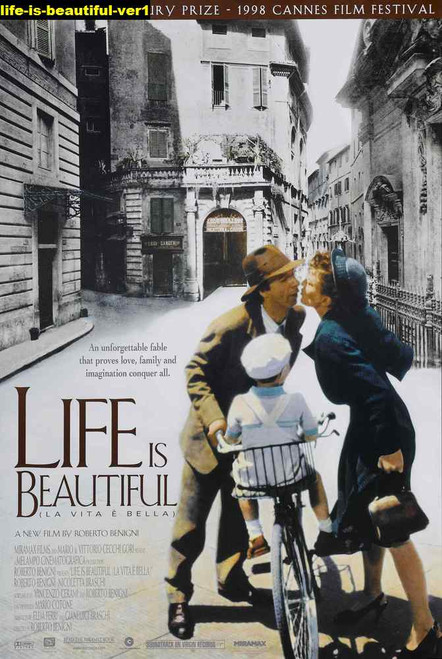Jual Poster Film life is beautiful ver1