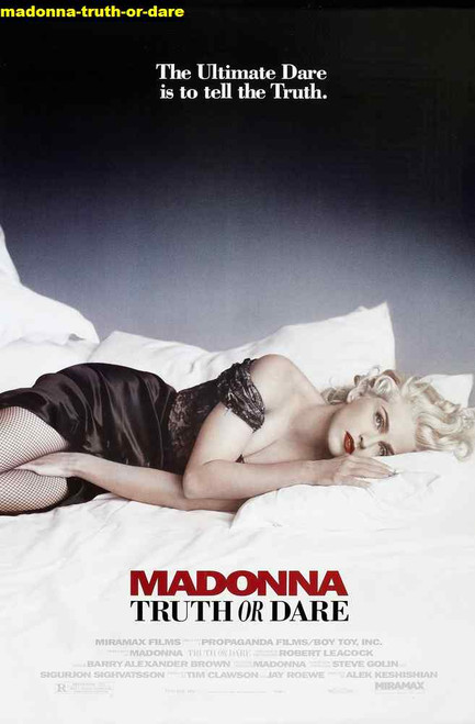 Jual Poster Film madonna truth or dare