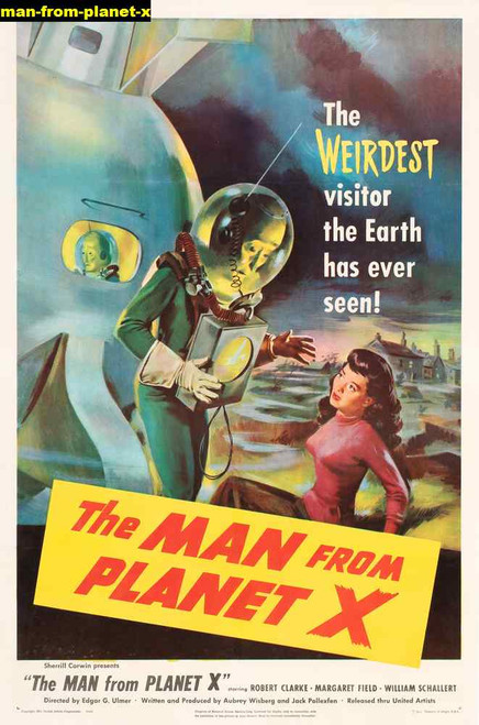 Jual Poster Film man from planet x