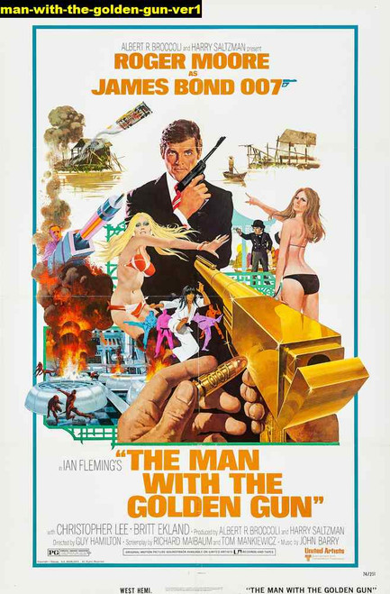 Jual Poster Film man with the golden gun ver1