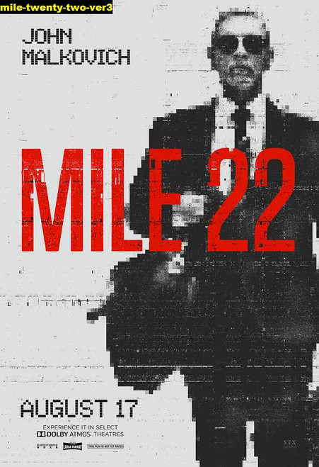 Jual Poster Film mile twenty two ver3