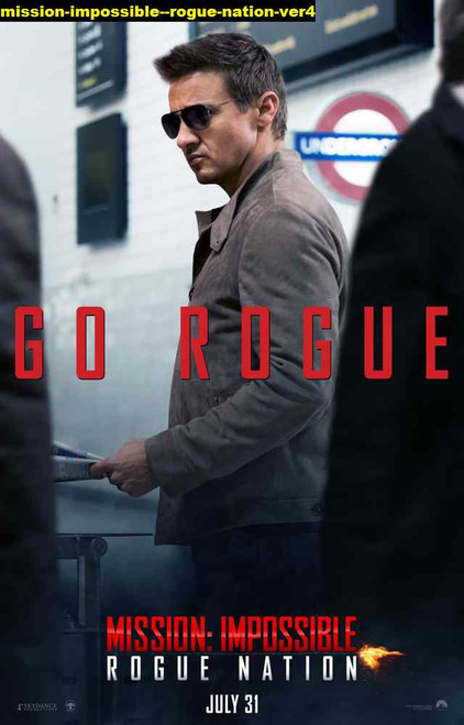 Jual Poster Film mission impossible rogue nation ver4 Jual Poster Film mission impossible rogue nation ver4