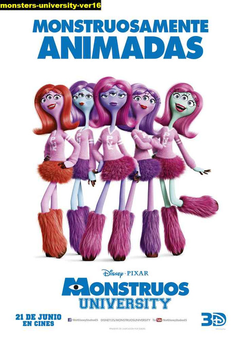 Jual Poster Film monsters university ver16