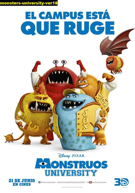 Jual Poster Film monsters university ver18