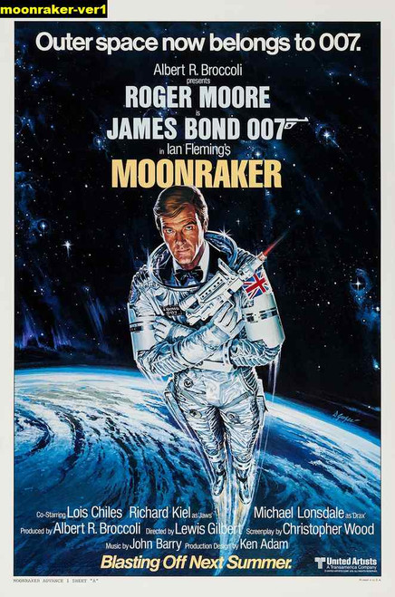 Jual Poster Film moonraker ver1